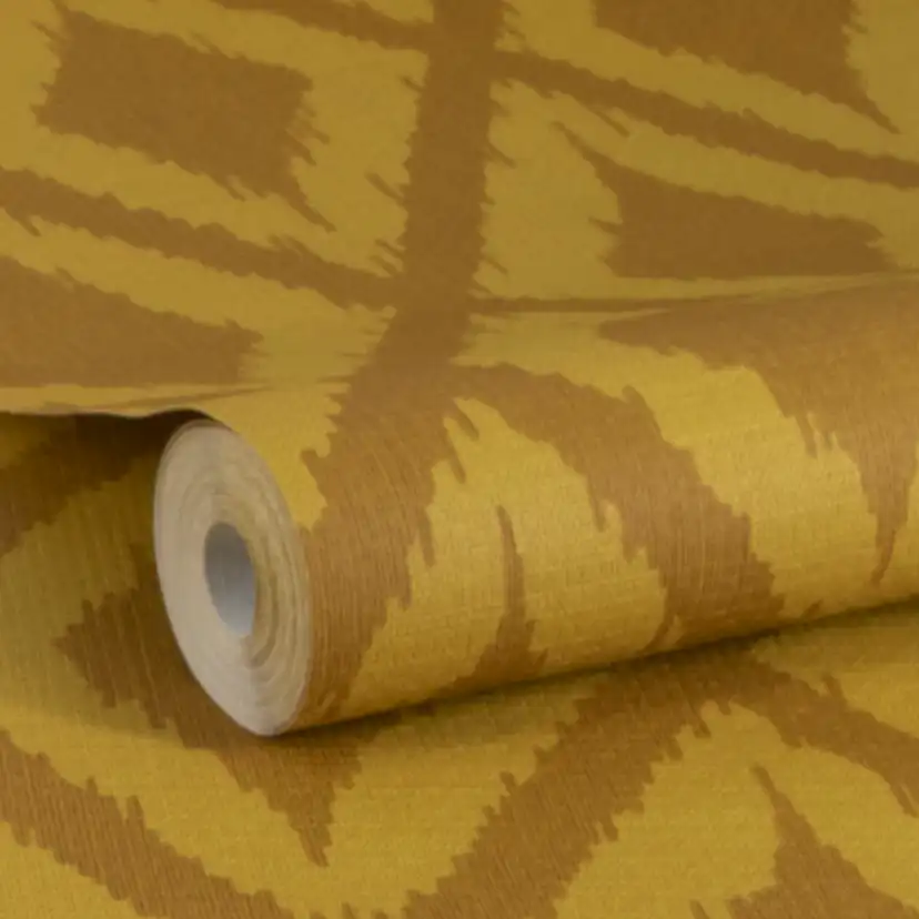 Tapet WOW Ikat Mörk