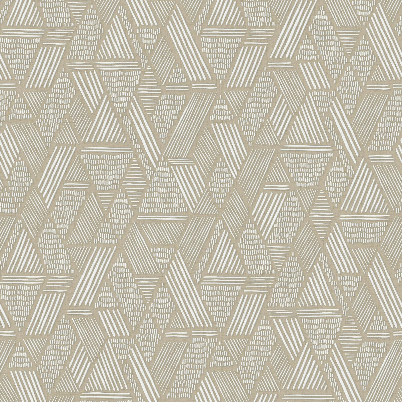 Tapet WOW Ethnic Stitch Naturligt