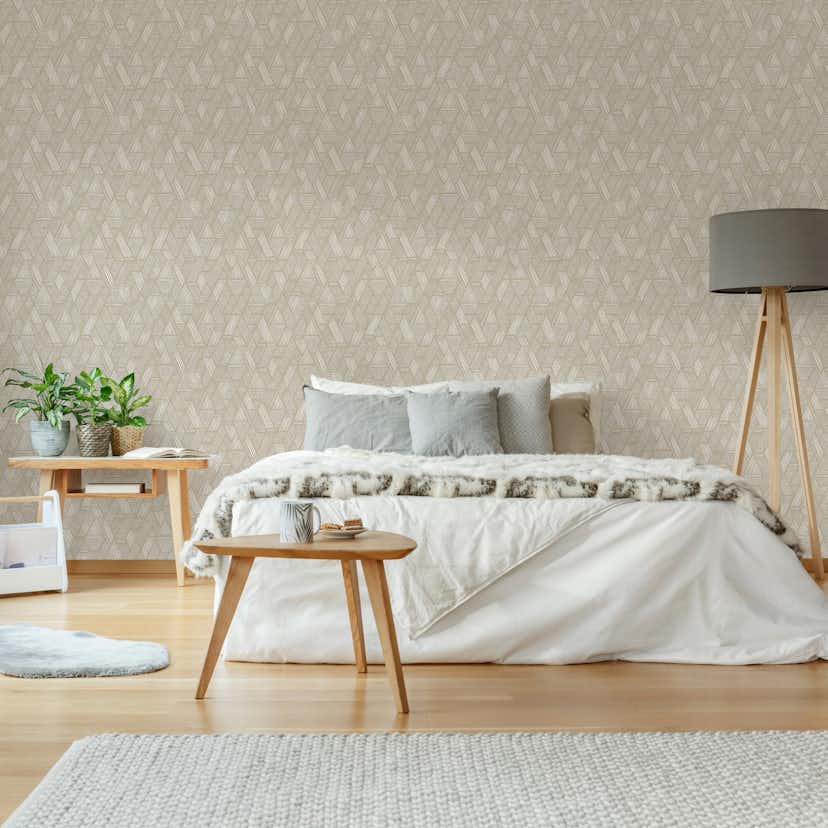 Tapet WOW Ethnic Stitch Naturligt