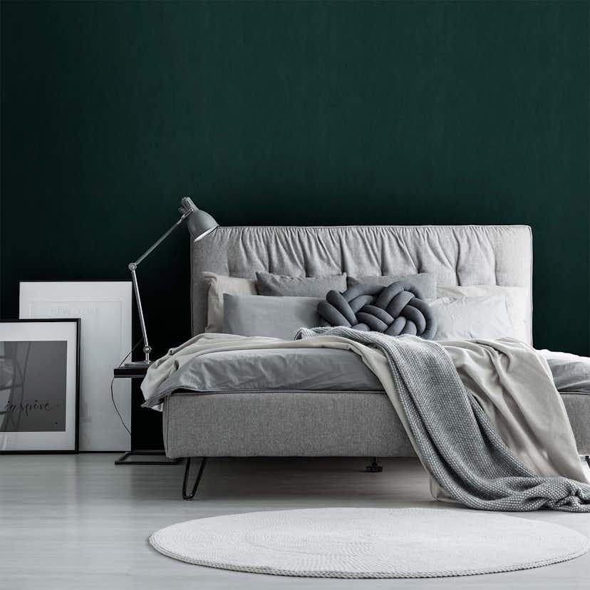 Tapet WOW Vintage Uni 10083737 EasyUp, Enfärgad Grön