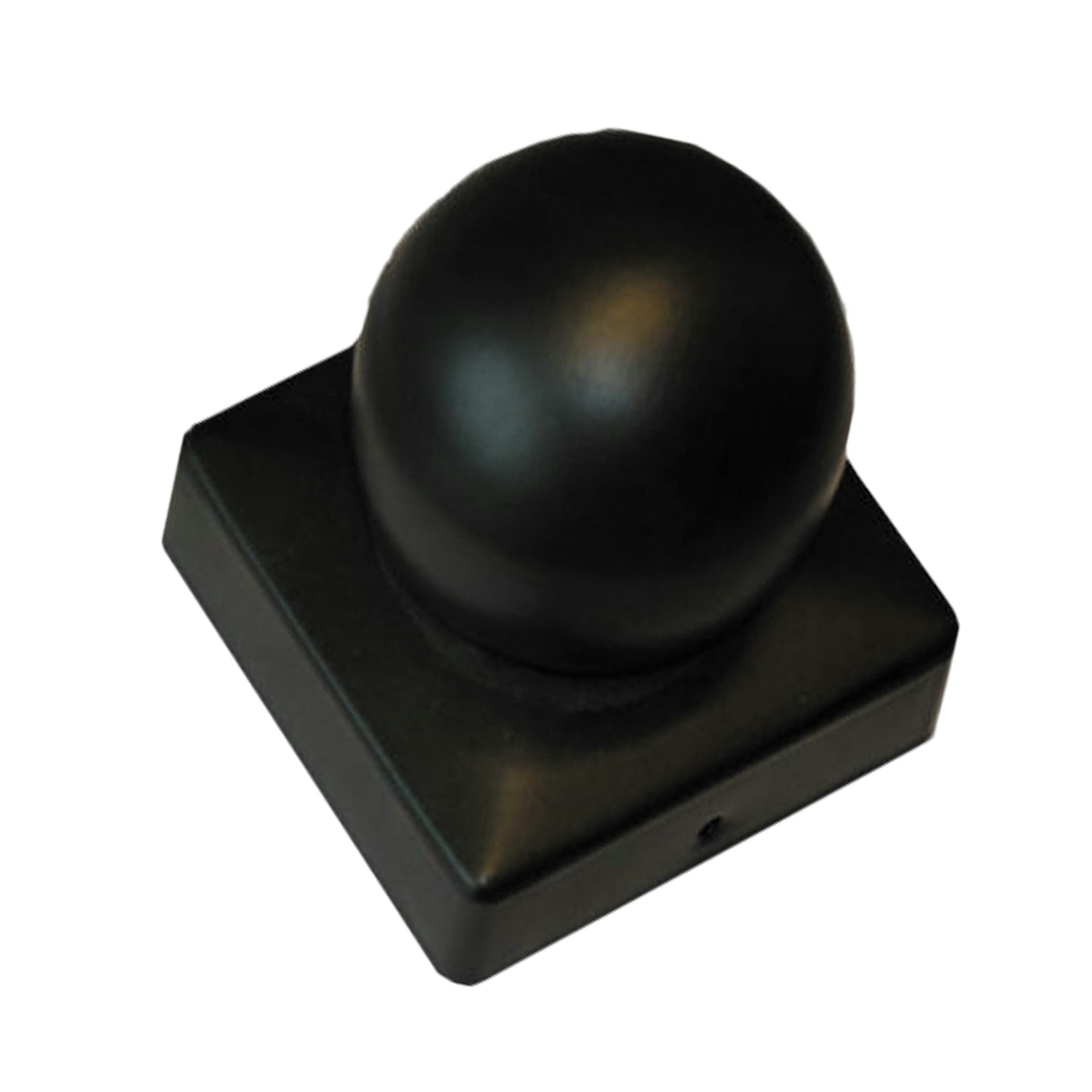 Stolphatt Hortus Svart med Kula