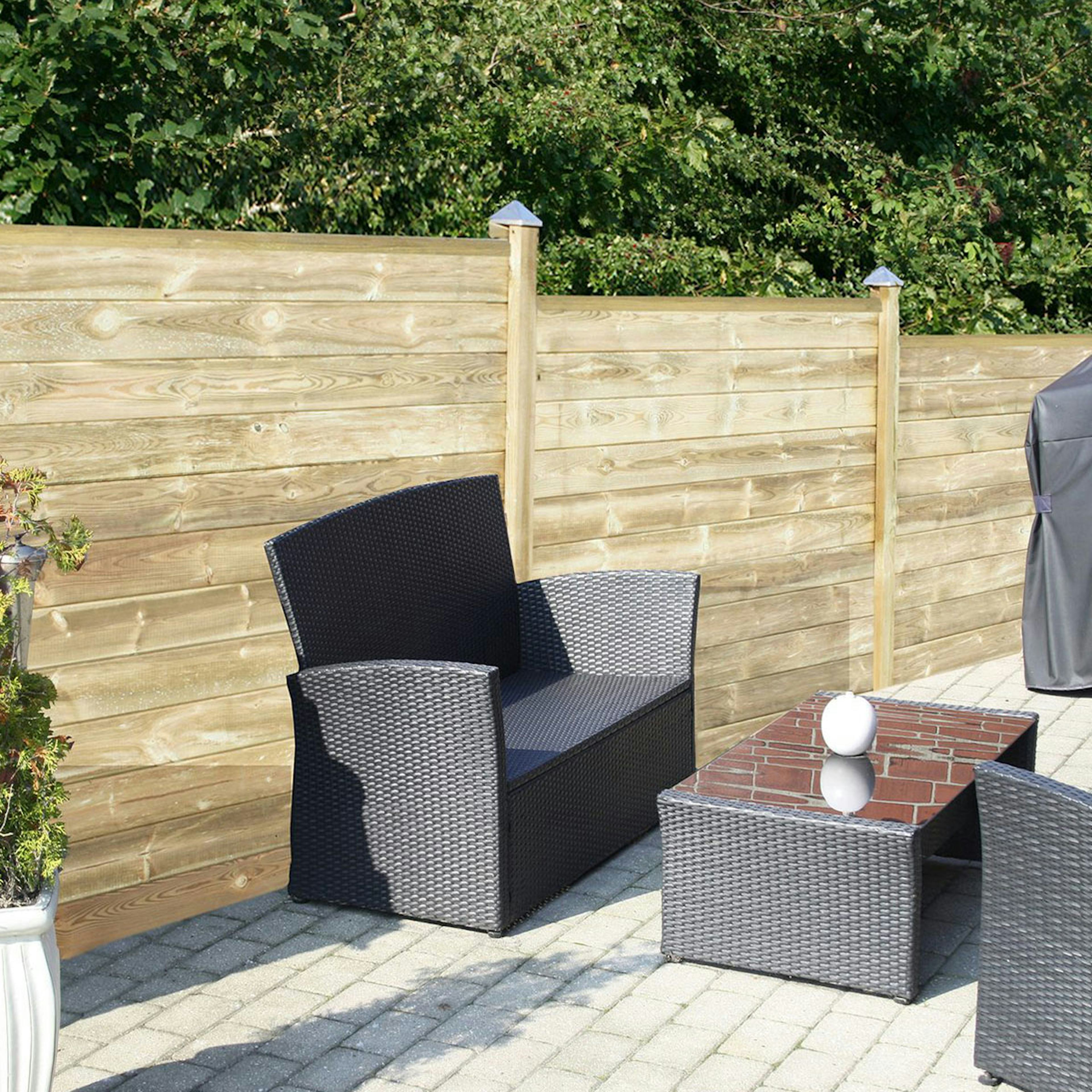 Staket Hortus 170 cm Påbyggnadspaket