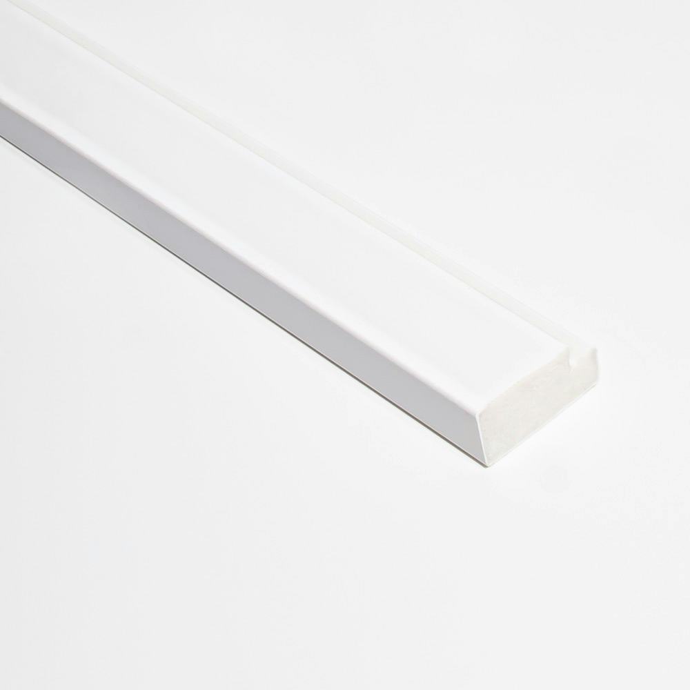 Avslutningslist Lamelio Infinity Olmo Vit Avslut 2,6 cm Höger