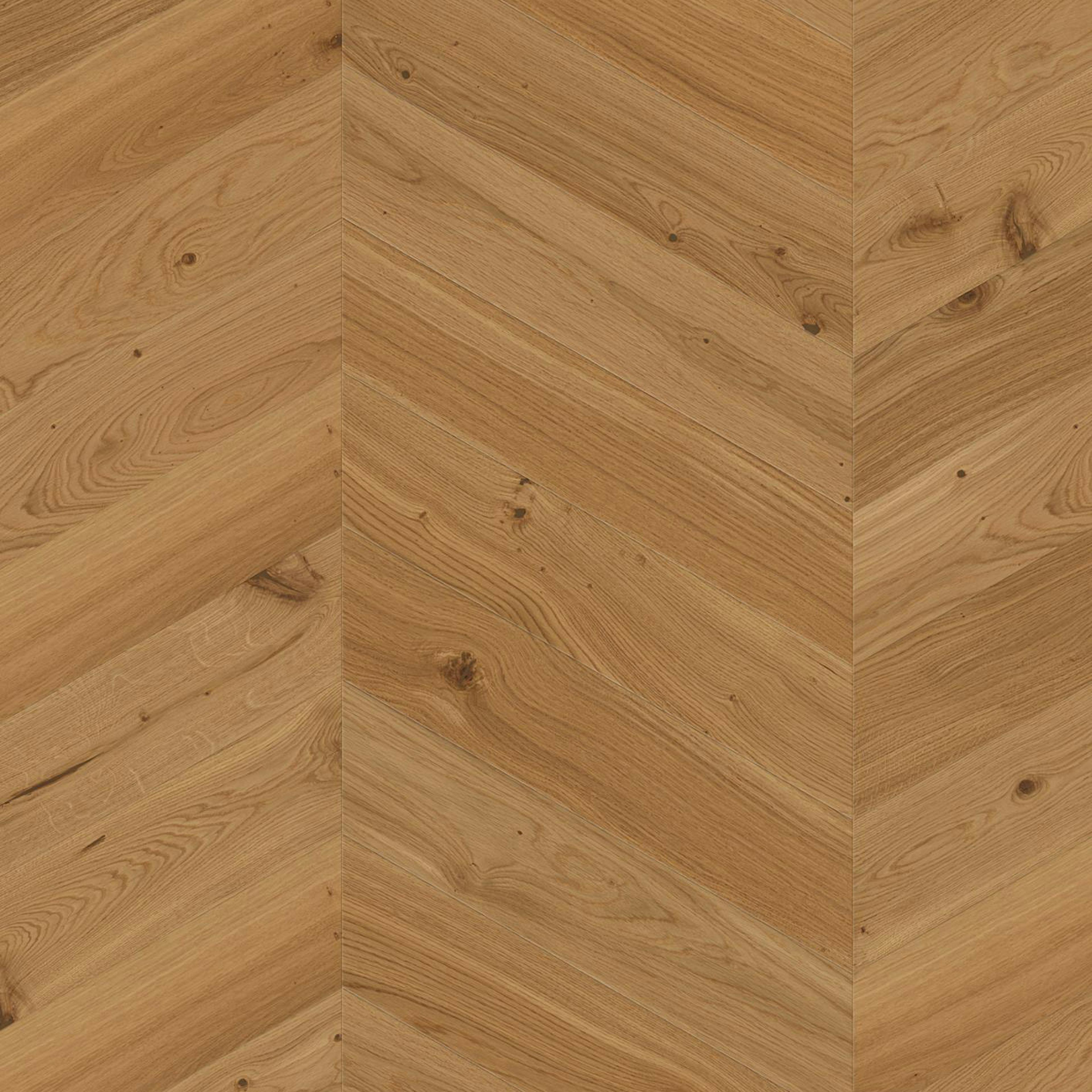 Planka Boen Ek Animoso Chevron Live Natural HV-Olja