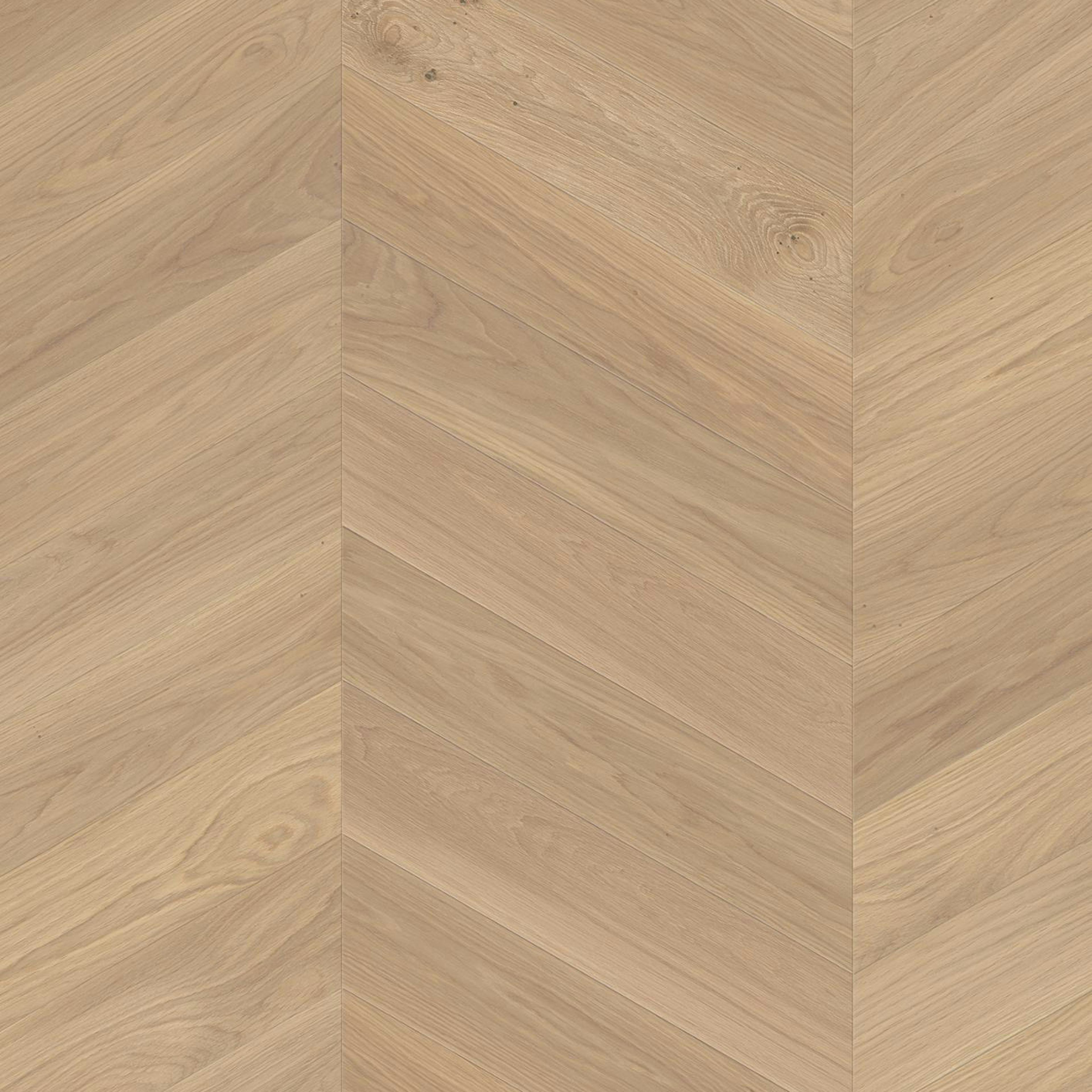 Plank Boen Ek Adagio Vit Chevron Live Natural HV-Olja