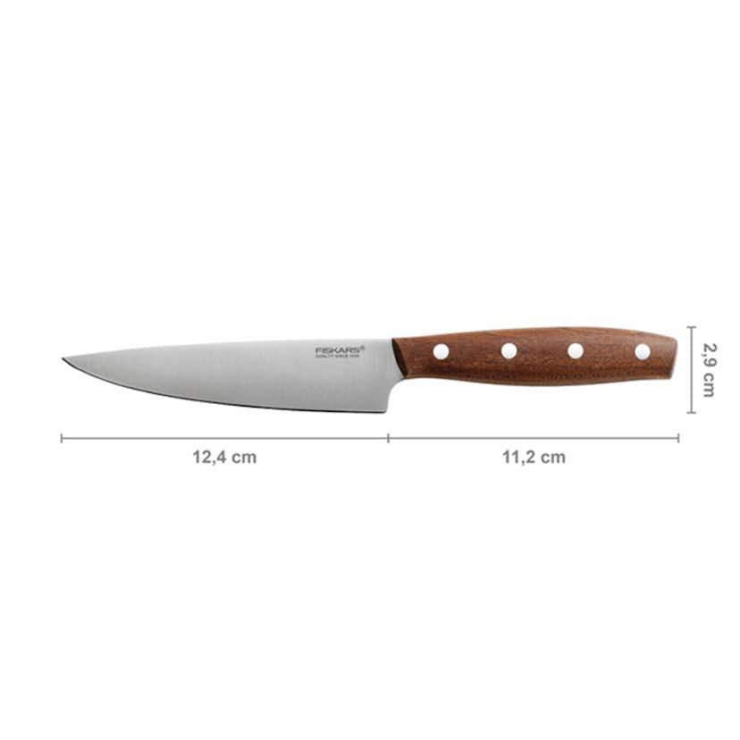 Fiskars Norr 12 cm – Grönsakskniv i Premium Rostfritt Stål