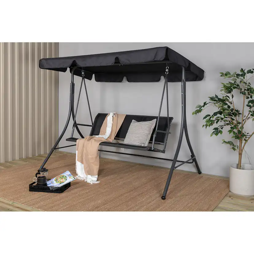 Hammock Venture Home Montreal Utomhus med 3 Sittplatser, Stål/Polyester