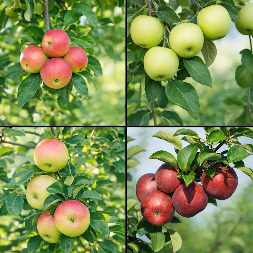 Planta Fruktträd Omnia Garden Familjeträd Äpple inkl Uppbindningskit
