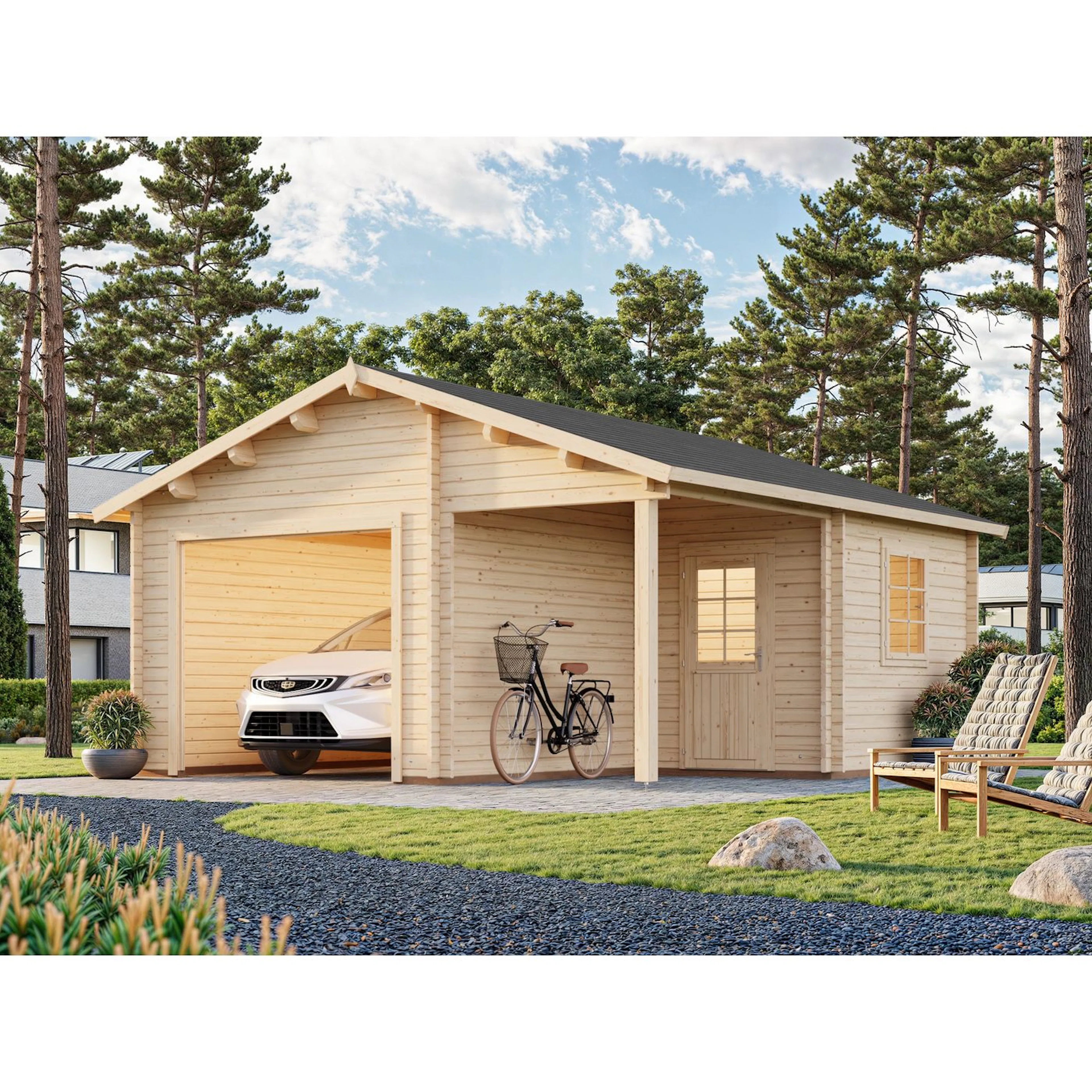 Garage Palmako Roger 21,9 m2 utan Port