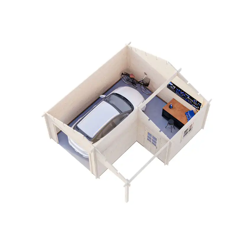 Garage Palmako Roger 21,9 m2 utan Port