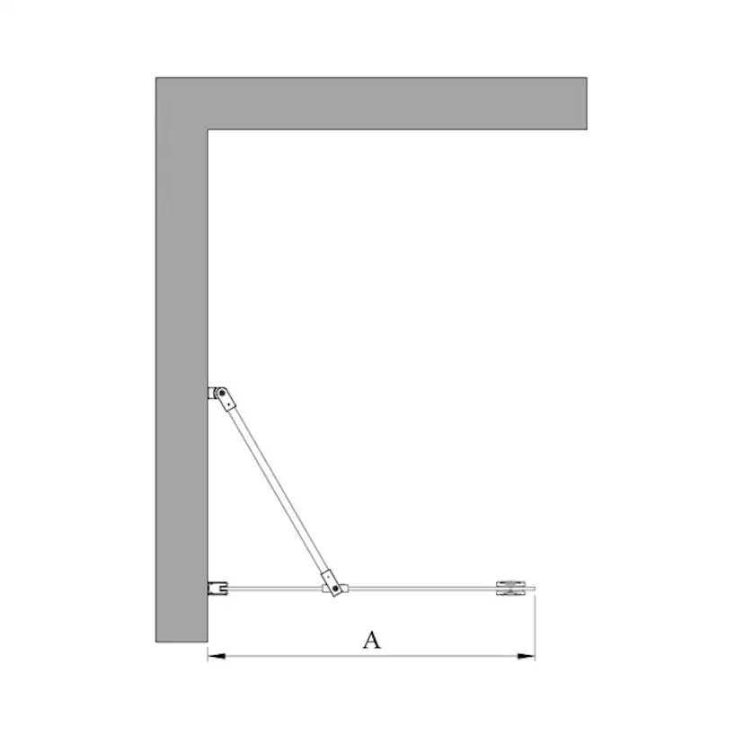 Duschvägg Hietakari Classic 101 Fast