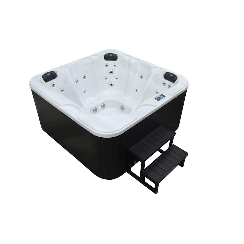 Spabad Svenska Bad Åre med Lock, Locklyft och Spatrappa