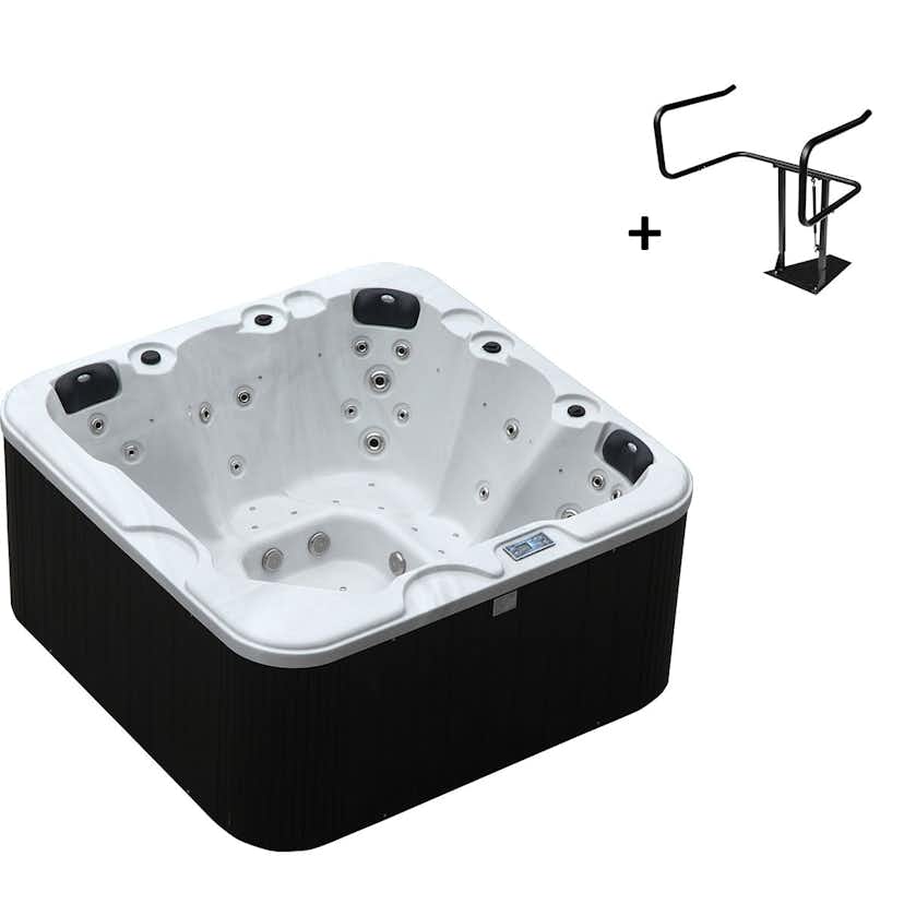 Spabad Svenska Bad Åre med Lock, Locklyft och Spatrappa