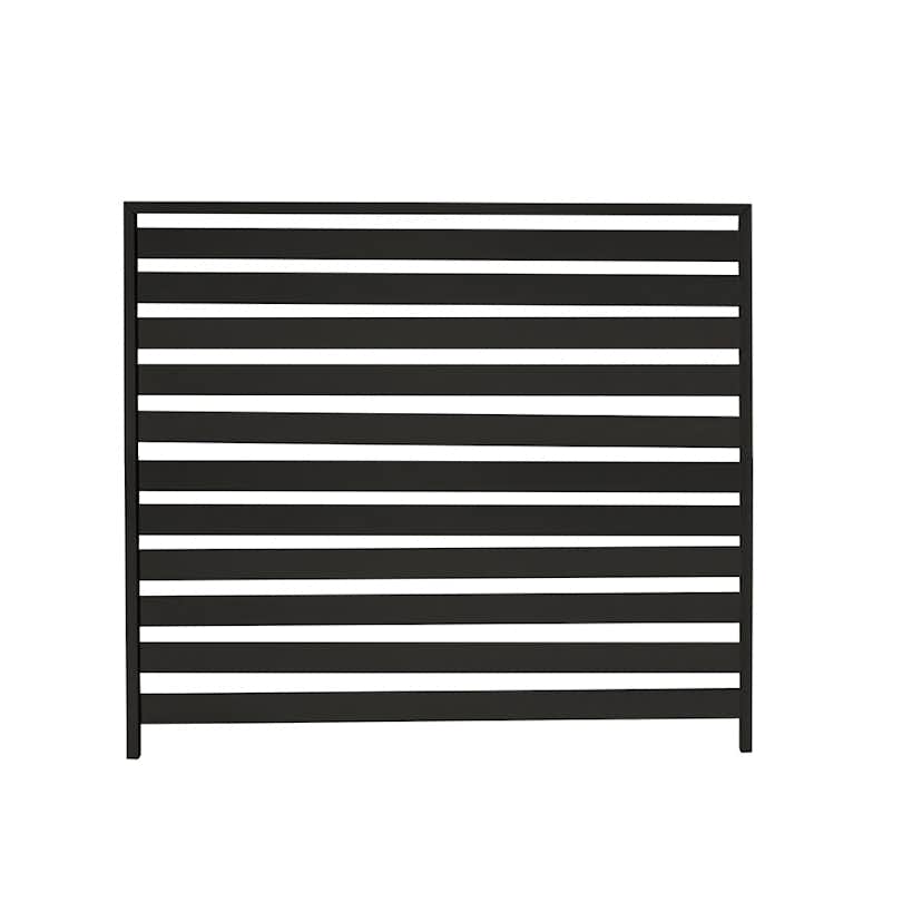 Aluminiumstaket Skotte Garden Rand Svart