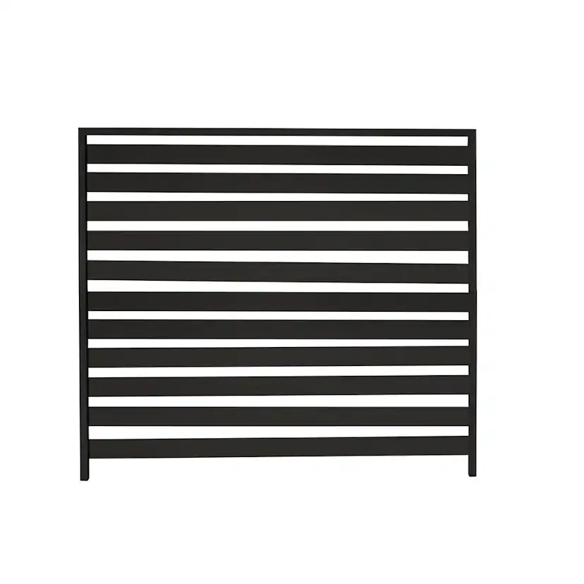 Aluminiumstaket Skotte Garden Rand Svart