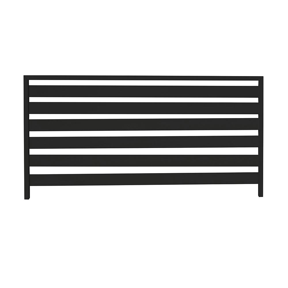 Aluminiumstaket Skotte Garden Rand Svart