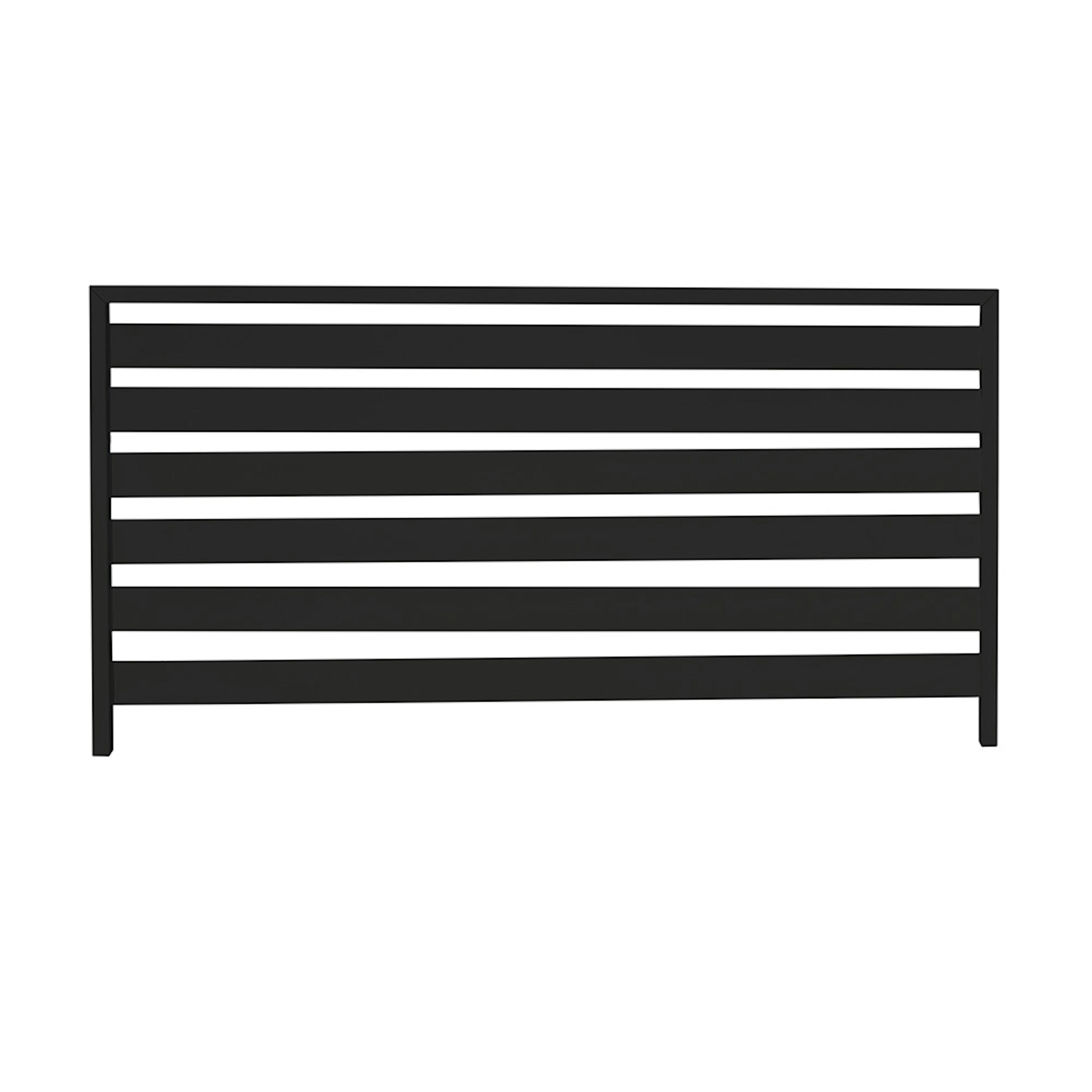 Aluminiumstaket Skotte Garden Rand Svart