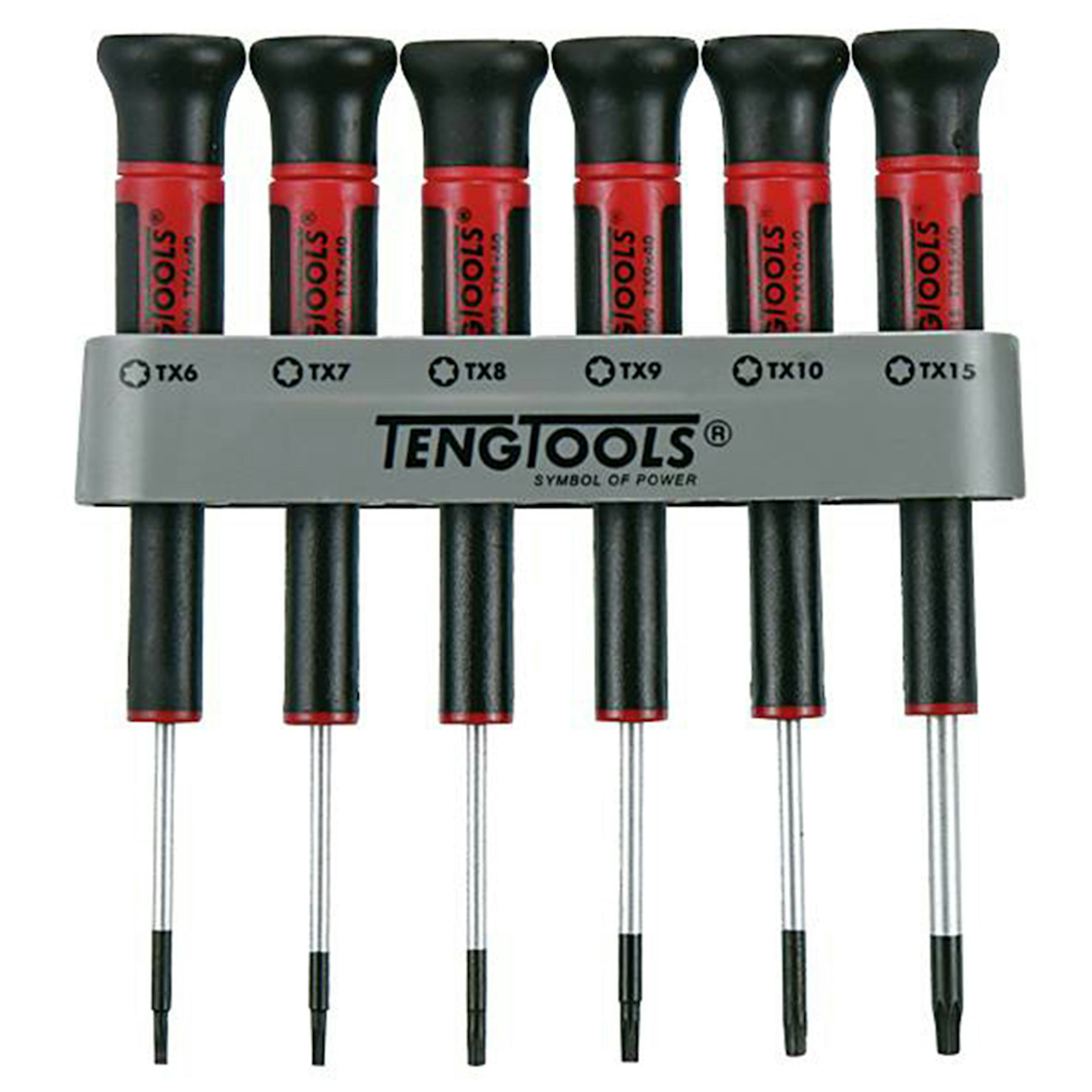 Miniskruvmejselsats Teng Tools M706TXT