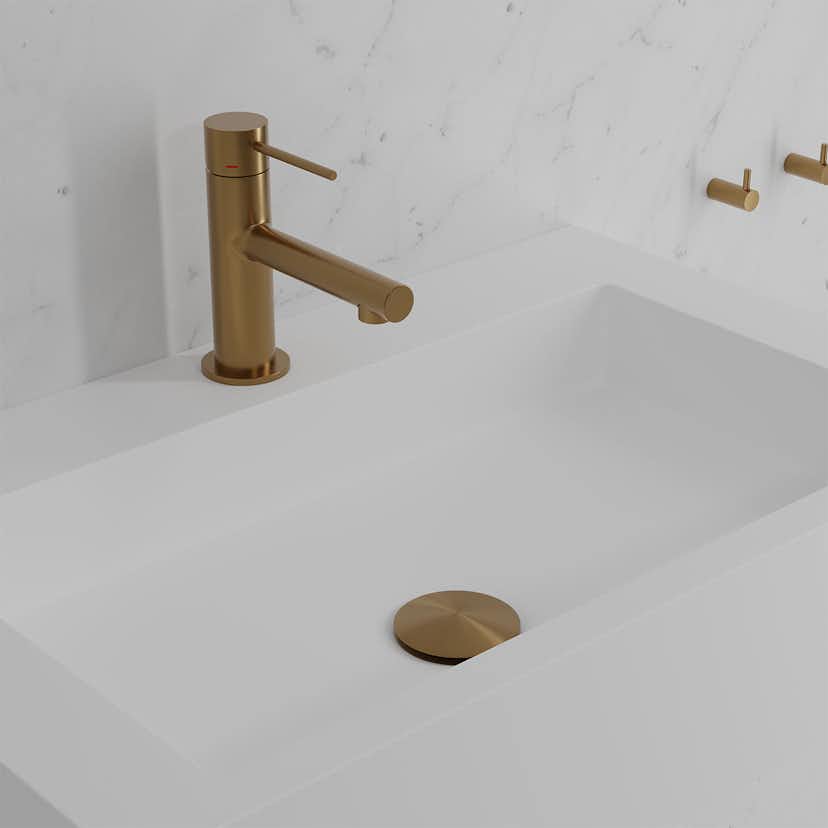 Tvättställsblandare Scandtap Steel Vertex