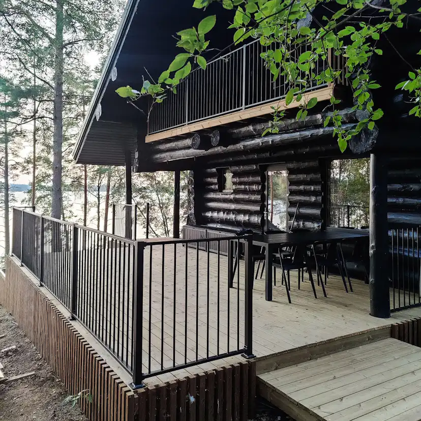 Staket Green Land Garden Aluminium Svart