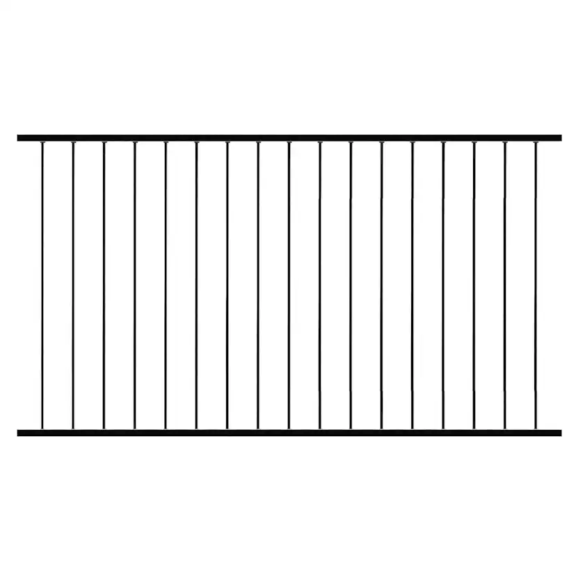 Staket Green Land Garden Aluminium Svart