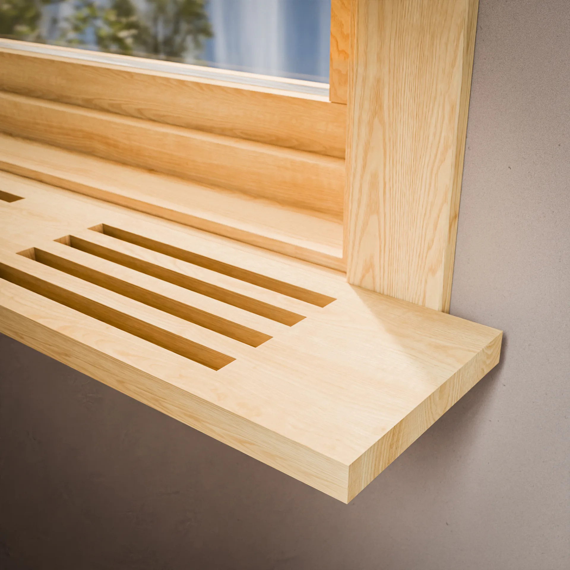 Fönsterbänk Lundbergs Wilma Obehandlad Furu FCS