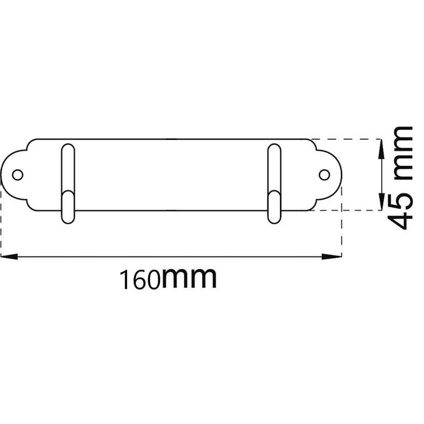 Handdukshängare Habo 1803-2