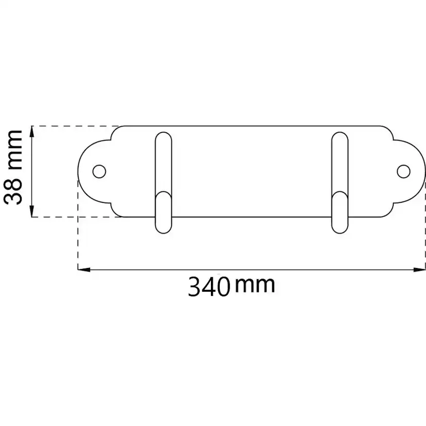 Handdukshängare Habo 1804-4