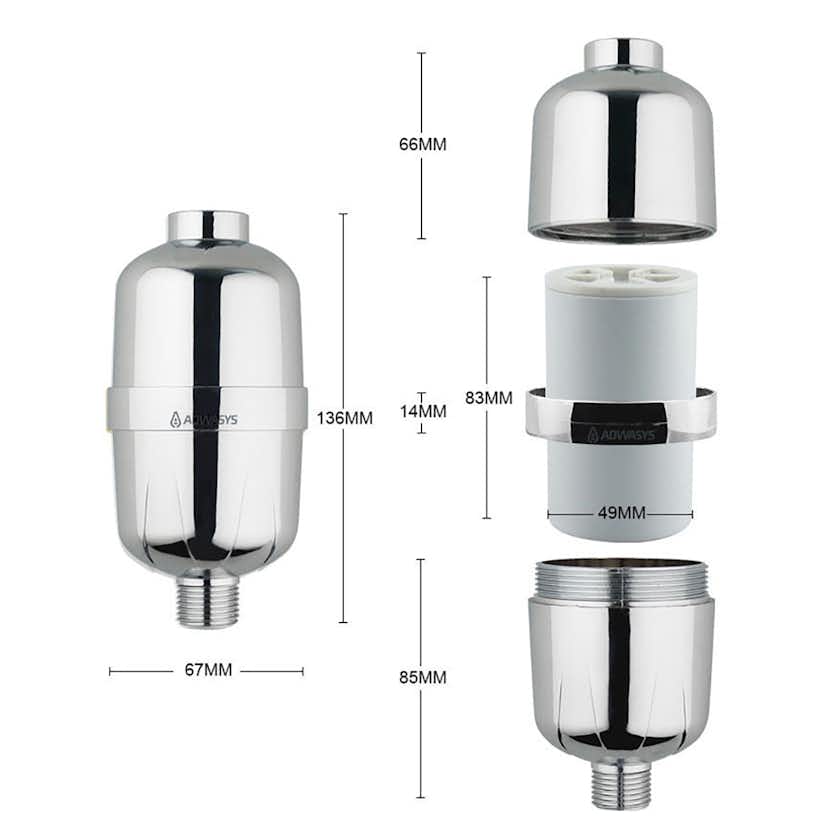 Vattenrenare Adwasys RO370-UV För Omvänd Osmos Med UV-Sterilisering