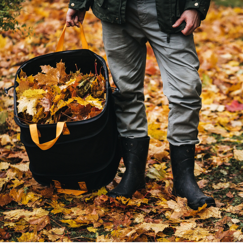 Trädgårdssäck Fiskars Ergo Pop Up 73L