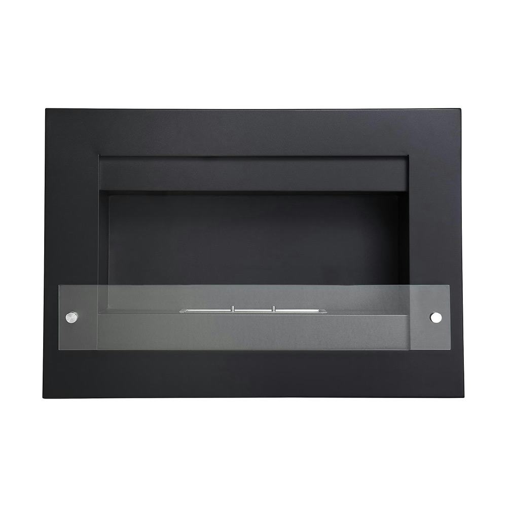 Braskamin Arkiio Vitalis Etanolkamin Vägghängd 78 cm Svart/Stål Bioetanol