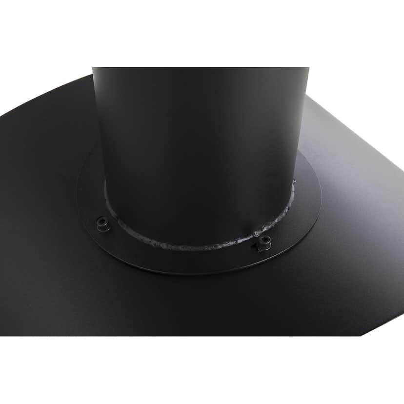 Braskamin Arkiio Mauro Svart Takhängd Etanolkamin i Stål