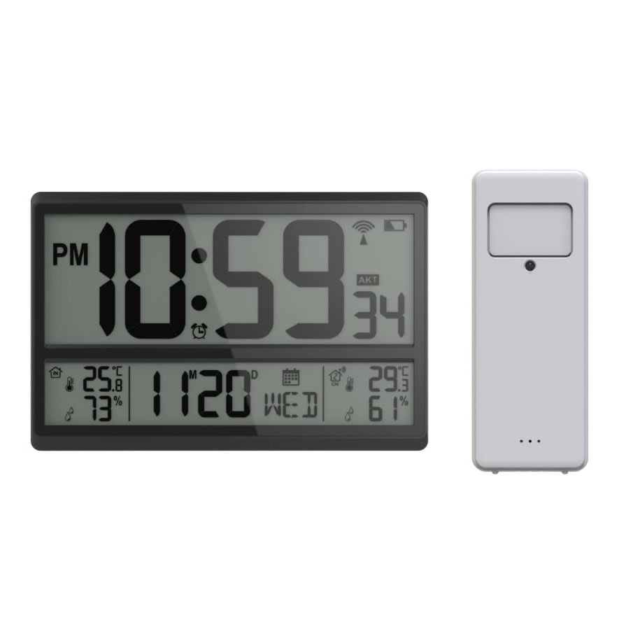 Termometer Soletek W03 Jumbo för Inomhus- och Utomhus