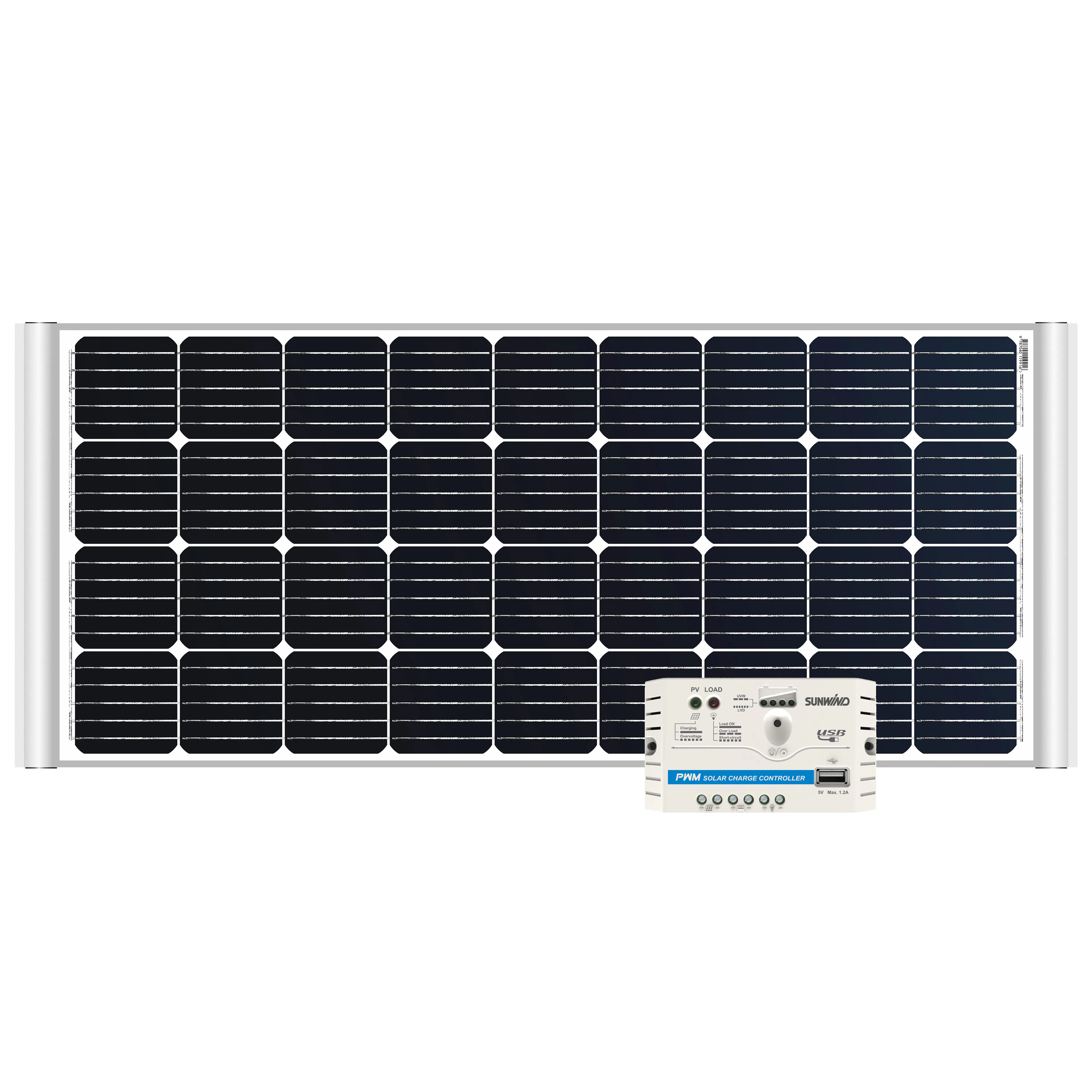 Solpanelspaket Sunwind Caravan Arpina 185W