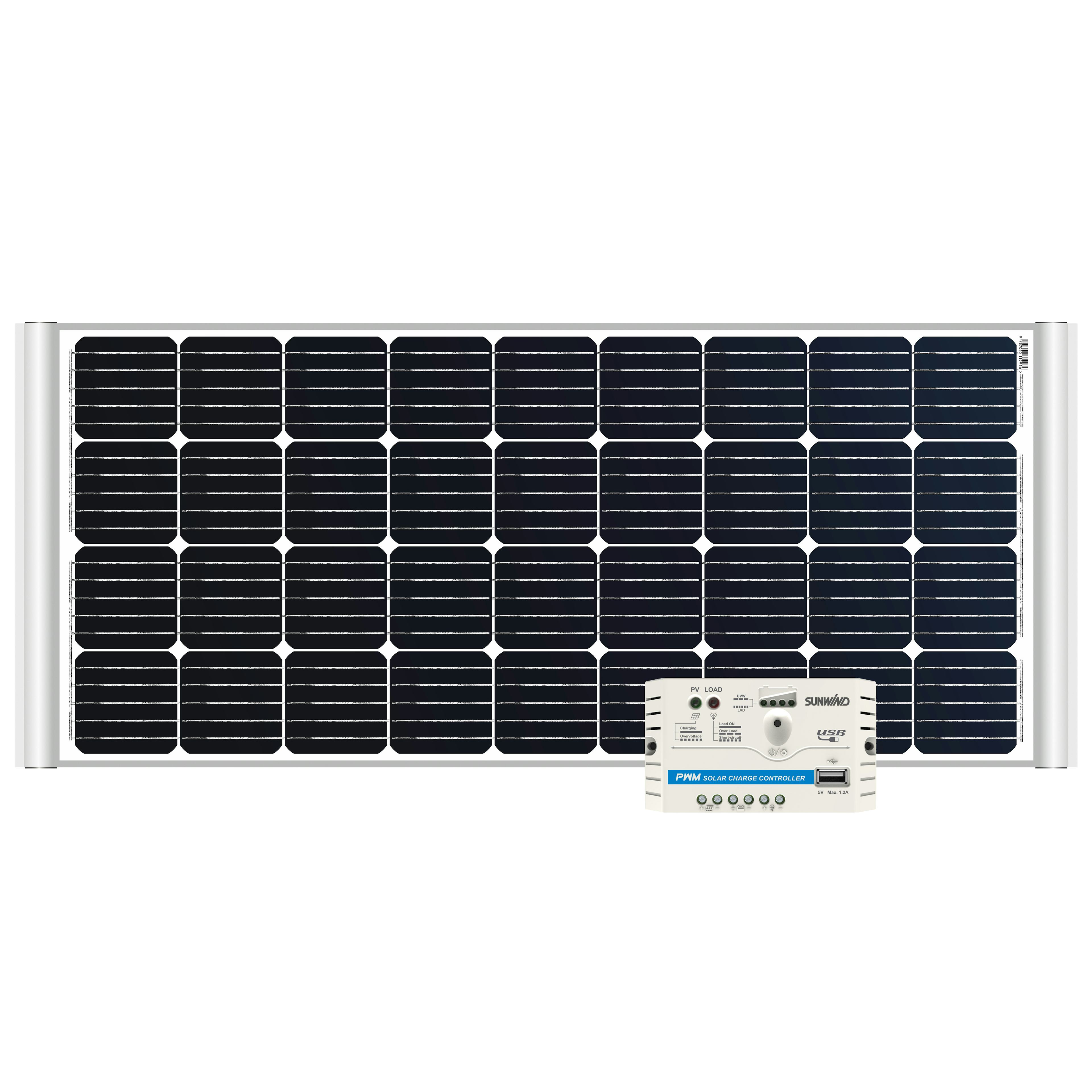 Solpanelspaket Sunwind Caravan Arpina 185W