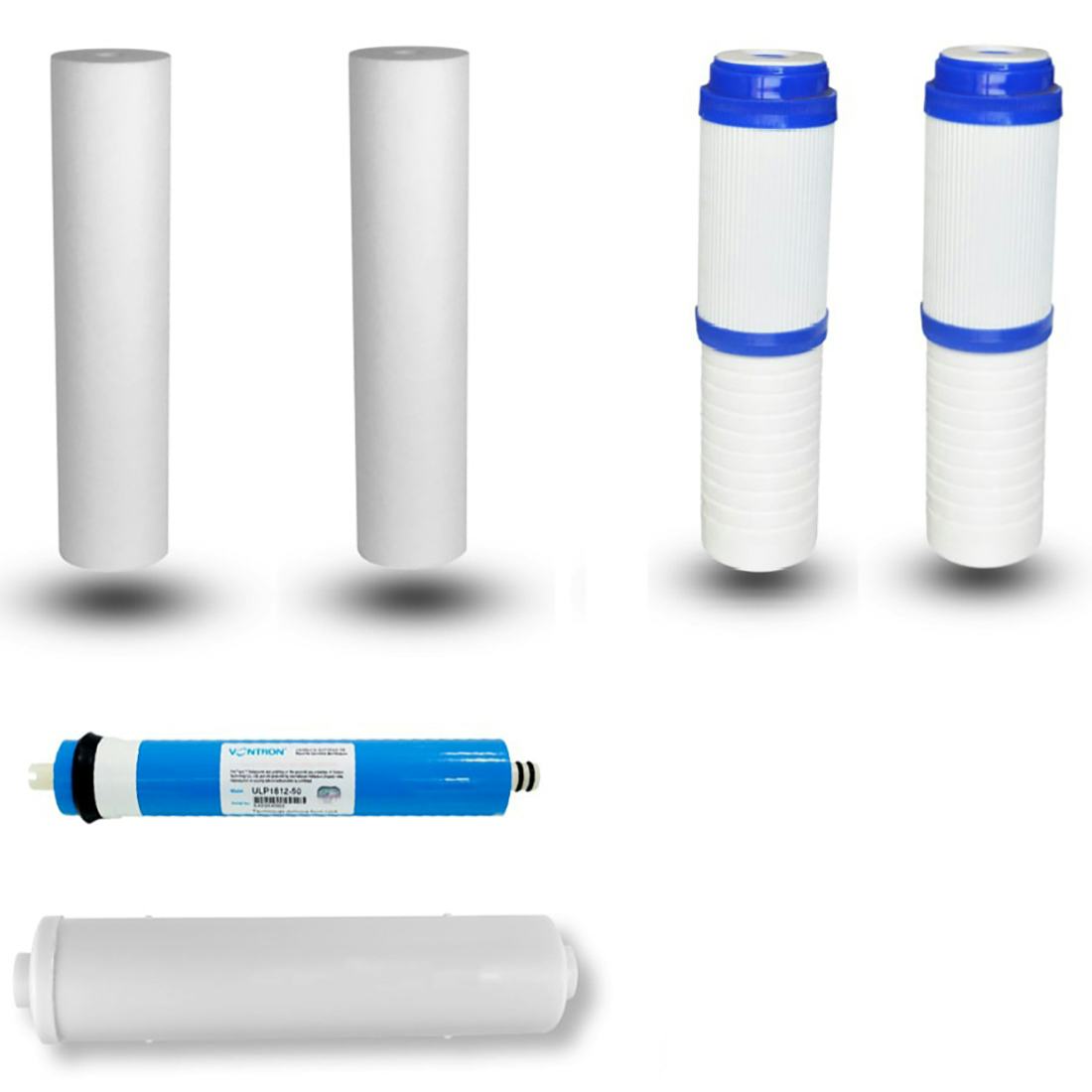 Vattenrenare Adwasys 4-Stegs För Omvänd Osmos Med Ersättningsfiltersats Till RO280 & RO190