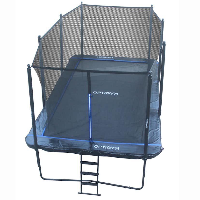Studsmatta OptiGym Sky Max 5,2m x 3m Med Säkerhetsnät