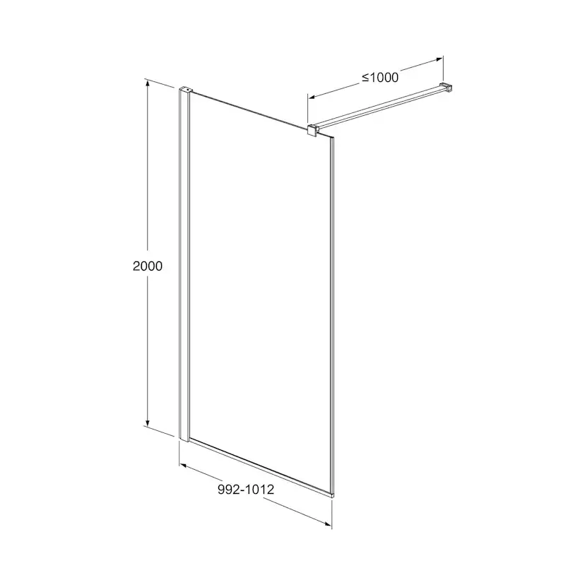 Duschvägg Gustavsberg Square