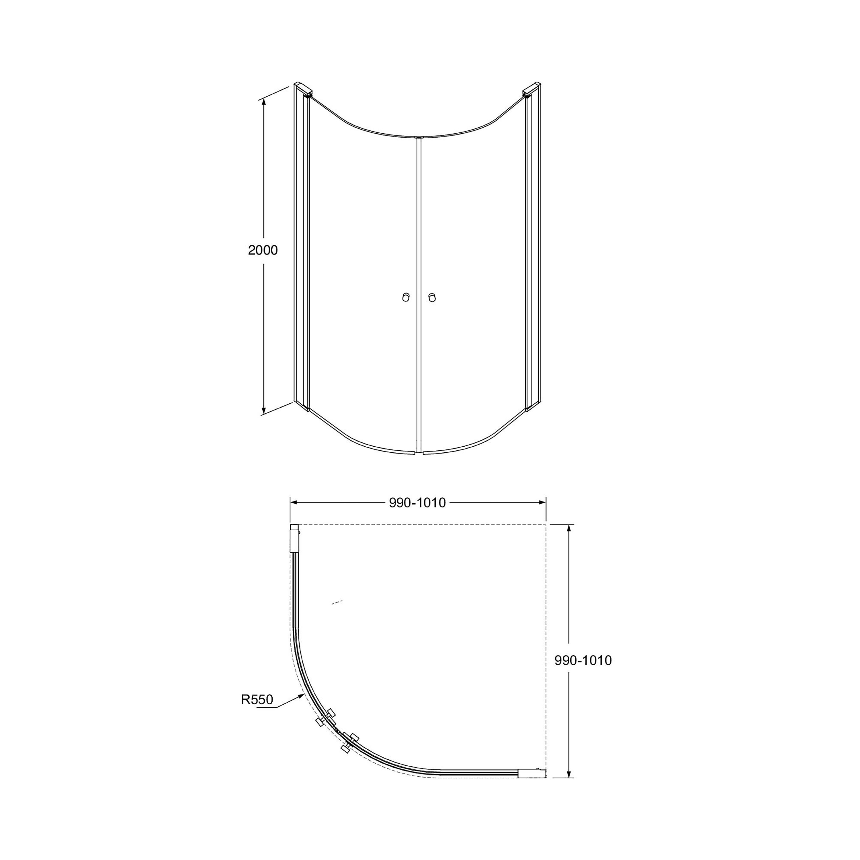 Duschhörn Gustavsberg Round