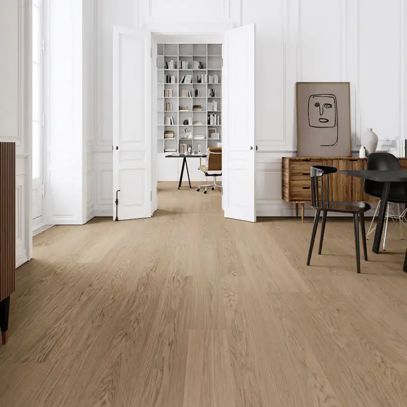 Parkettgolv Moland Super Ek Wideplank Mitchell White Oak