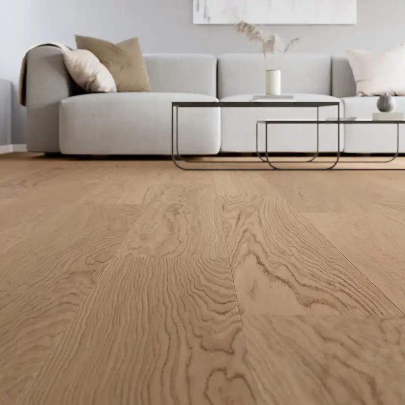 Parkettgolv Moland Super Ek Wideplank Avon White Oak