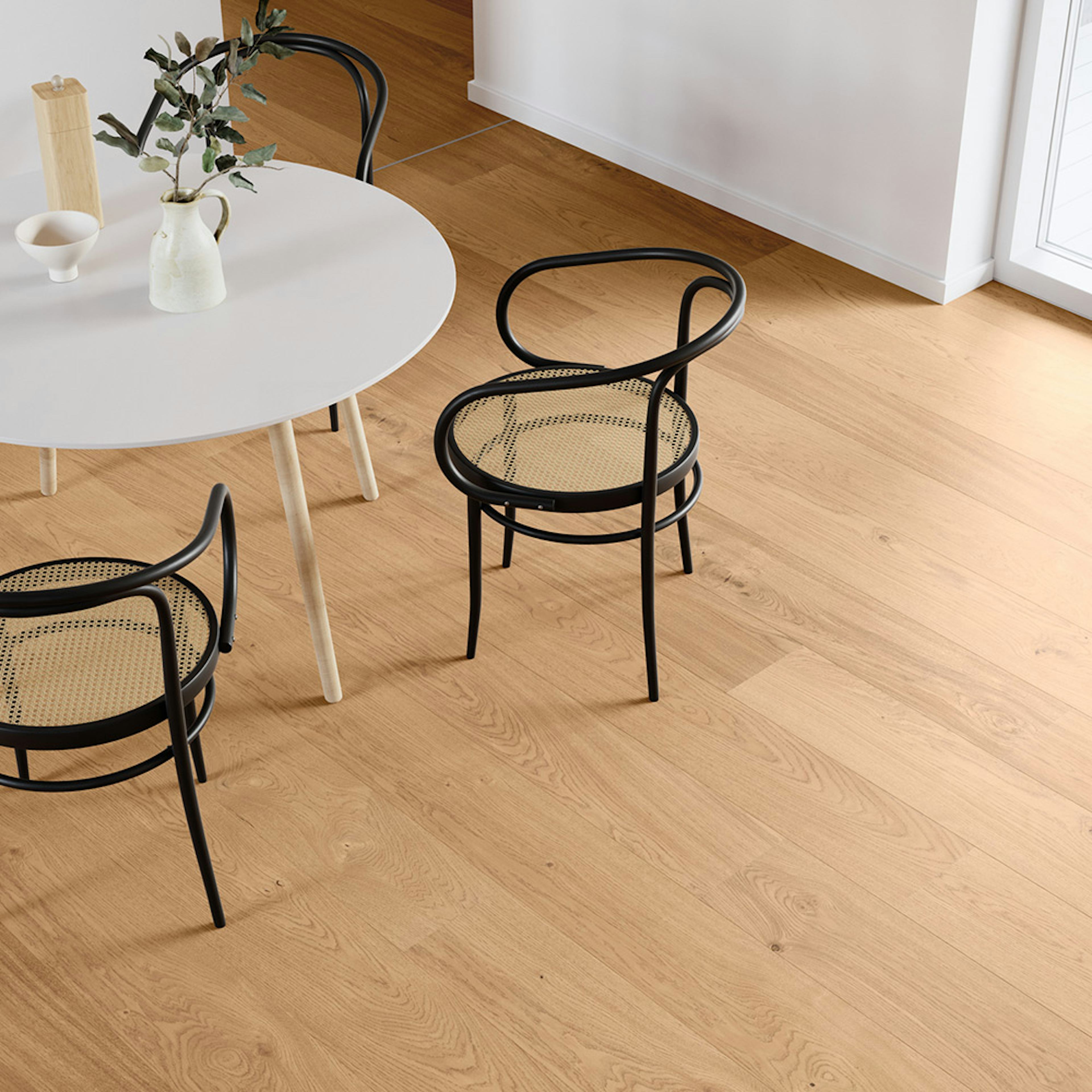 Parkettgolv Moland Super Ek Wideplank Avon Sand Oak