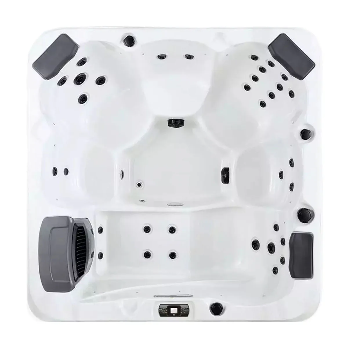 Spabad Svenska Bad Branäs 34 Jets med Lock och Spatrappa