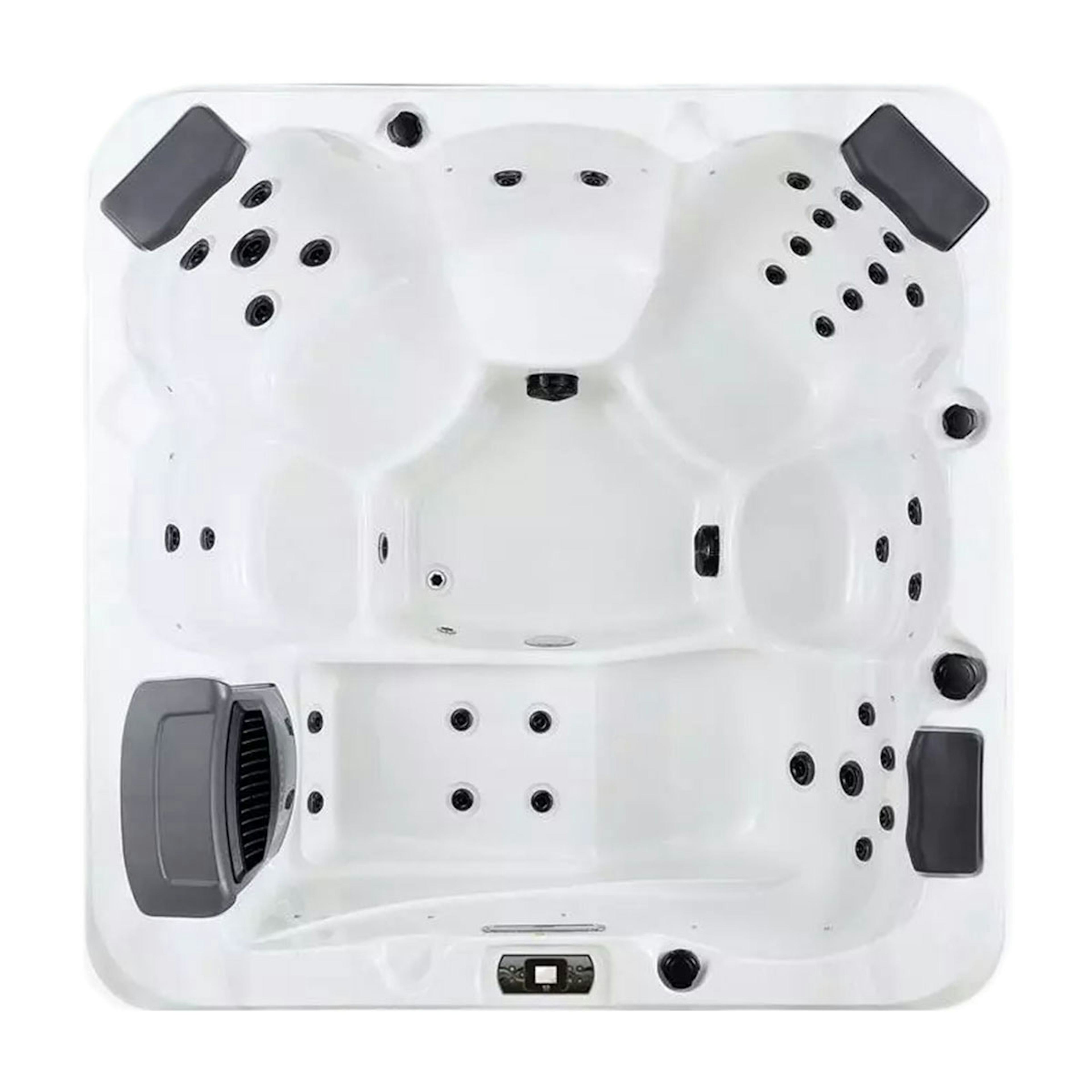 Spabad Svenska Bad Branäs 34 Jets med Lock och Spatrappa