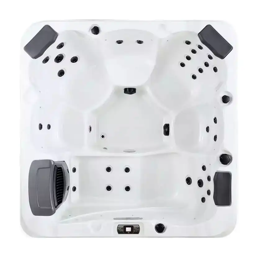 Spabad Svenska Bad Branäs 34 Jets med Lock och Spatrappa