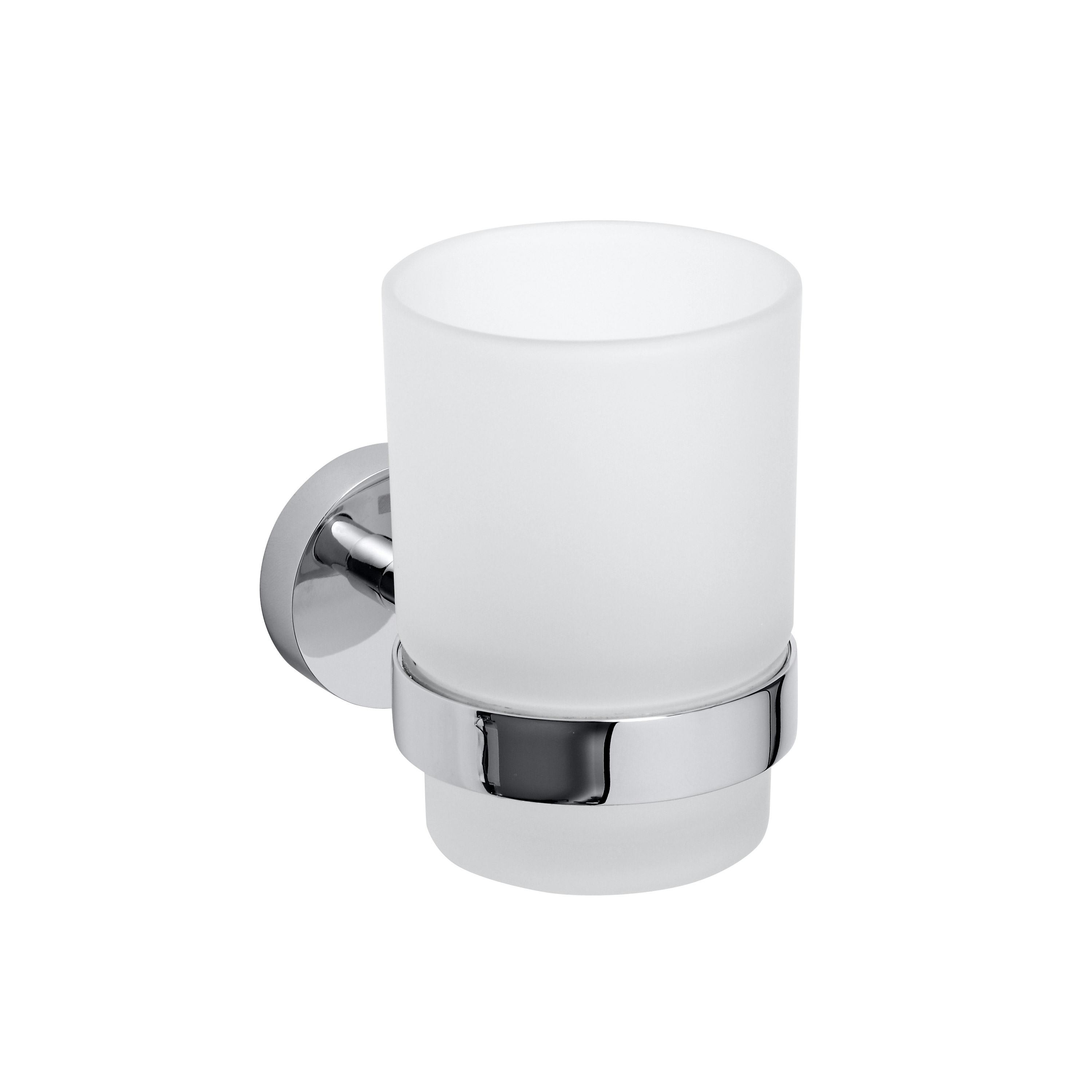 Tandborstglas Bemeta Omega Krom/Glas