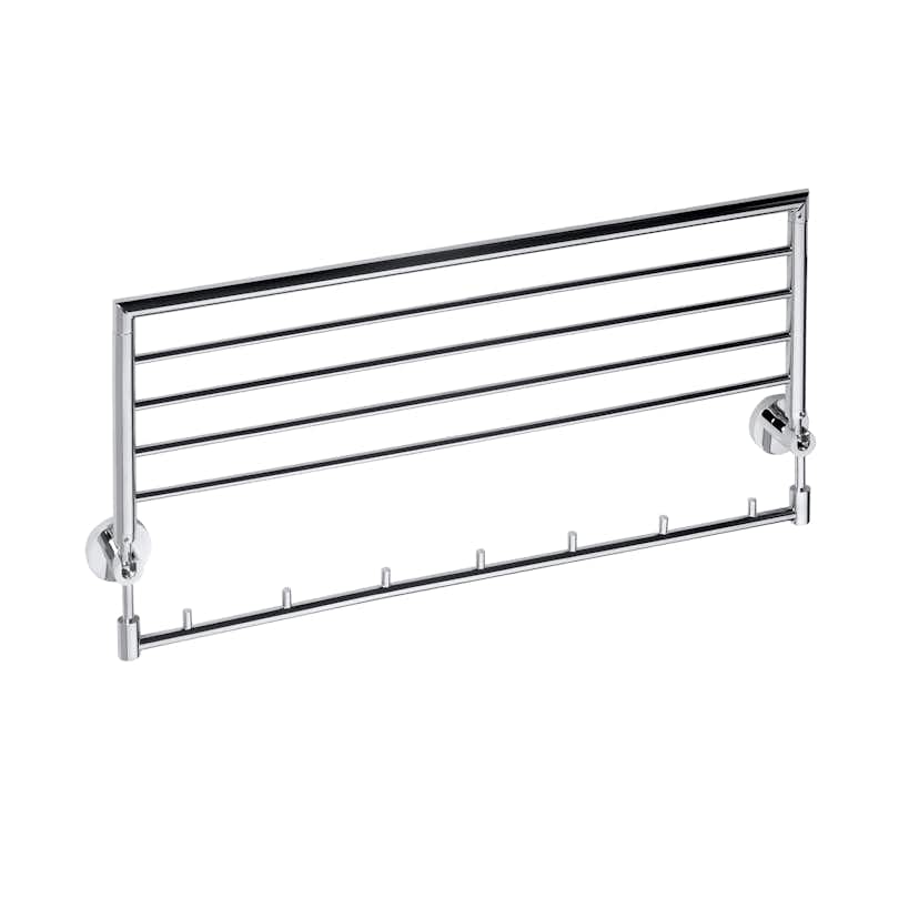 Handdukshylla Bemeta Omega Med Krokar Krom