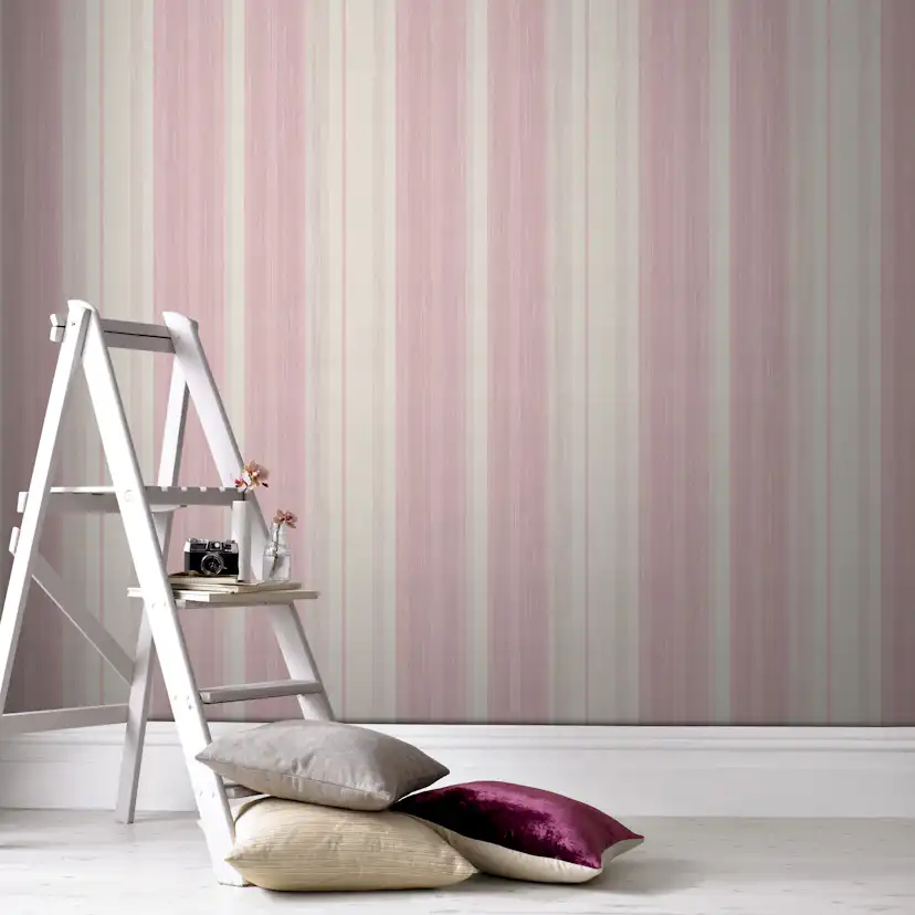 Tapet Art For The Home Soft Blush Ränder 104643