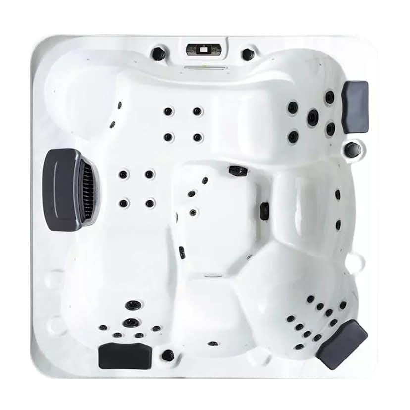 Spabad Svenska Bad Idre med Lock, Locklyft och Spatrappa