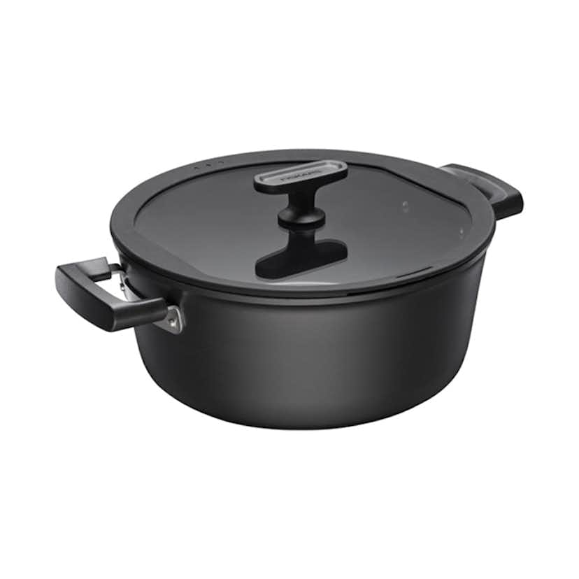 Gryta Fiskars Hard Face 5 L 26 cm – Non-Stick Gryta Med Slitstark Beläggning För Enkel Rengöring